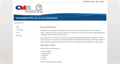 Desktop Screenshot of cmr-faktura.de