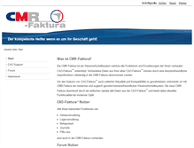 Tablet Screenshot of cmr-faktura.de